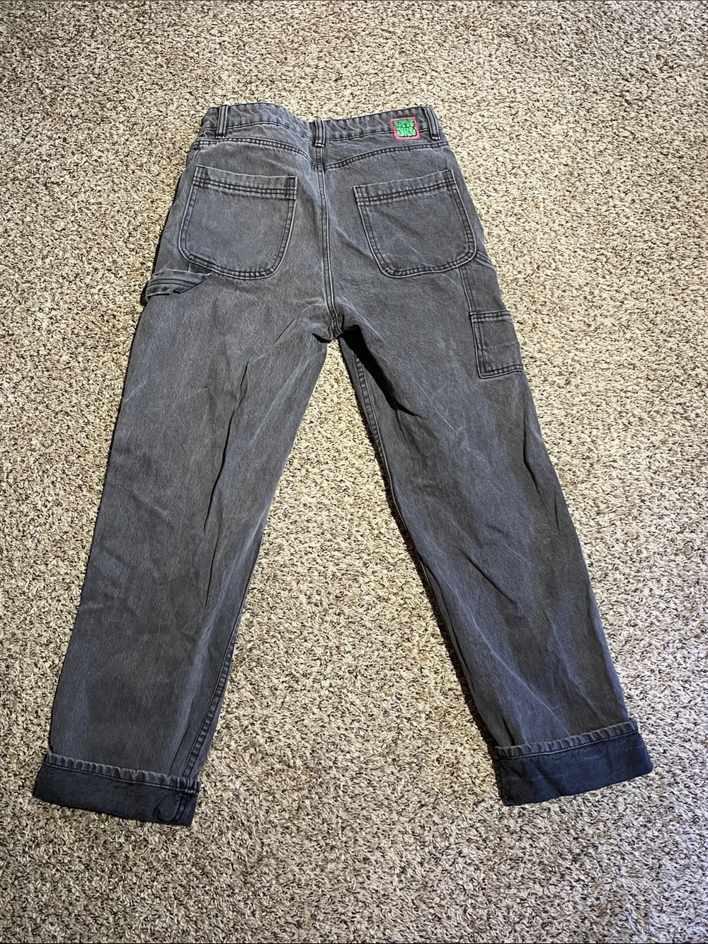 Empyre Men's Gray Cargo Pants with Utility Pockets